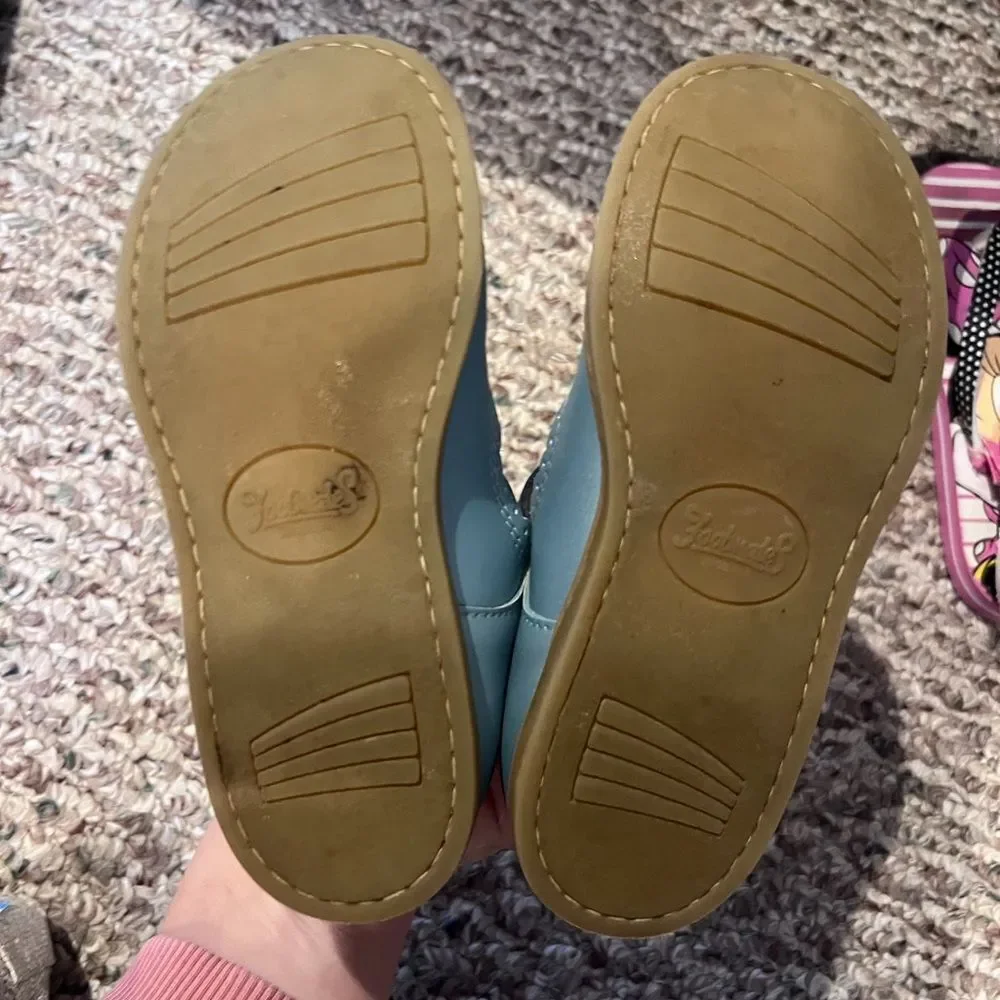 FootMates Light Blue Mary Jane Dress Shoes